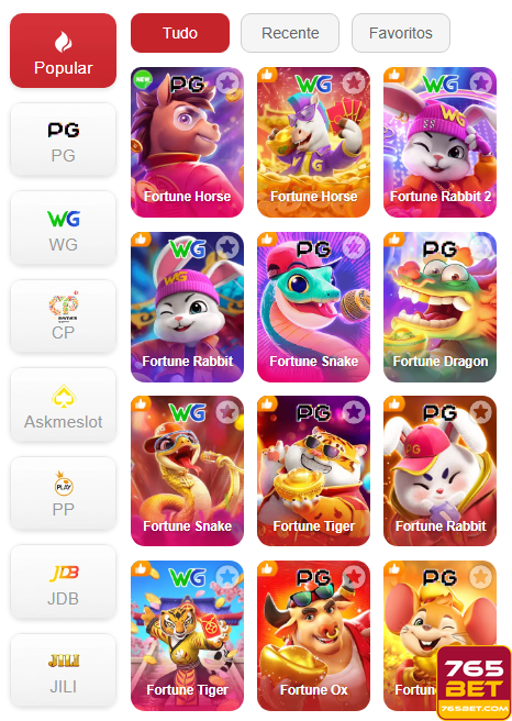 Experiência de Jogos 765bet.com