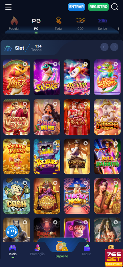 Prêmios Jogos 765bet.com